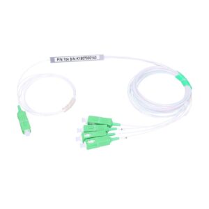 Ai-Tek Fiber Splitter PLC 1×4 SC/APC 0.9mm 1Mtr