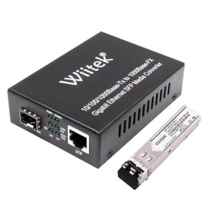 Aitek MEDIA CONVERTOR CHASIS 1 SFP 2 GIGA ETHERNET 2 RJ45